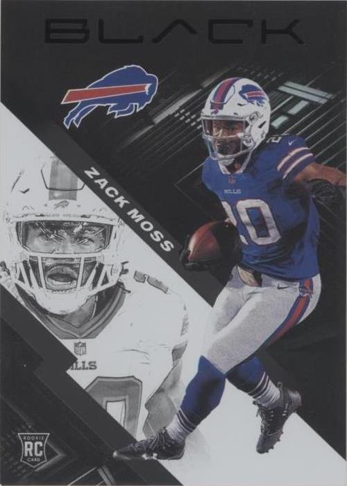 2020 Panini Black Zack Moss #126
