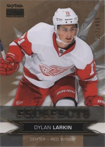 2015-16 Upper Deck Fleer Showcase - Dylan Larkin #S9