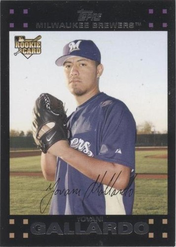 2007 Topps Updates & Highlights - Yovani Gallardo #UH184