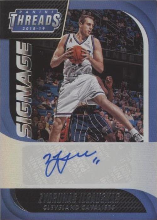 2018-19 Panini Threads - Zydrunas Ilgauskas #16