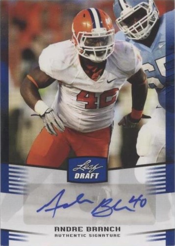 2012 Leaf Draft Andre Branch Corico Wright #AB1