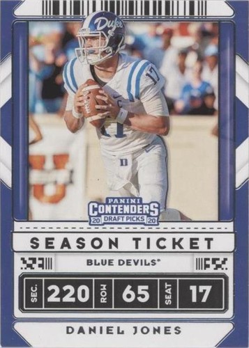 2020 Contenders Draft Picks Game Ticket Tre Jones Autograph