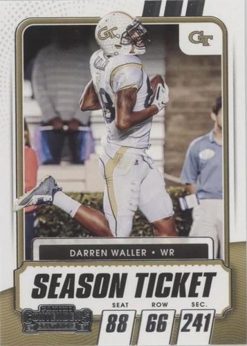 2021 Panini Contenders Draft Picks Darren Waller #42