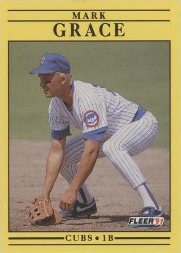1991 Fleer - Mark Grace #422
