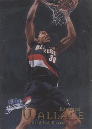 1998-99 Fleer Brilliants - Rasheed Wallace #74