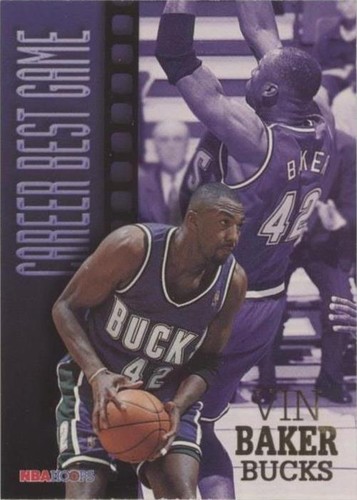 Vin Baker #42 1996 Hoops Milwaukee Bucks Basketball Card NBA NM | eBay
