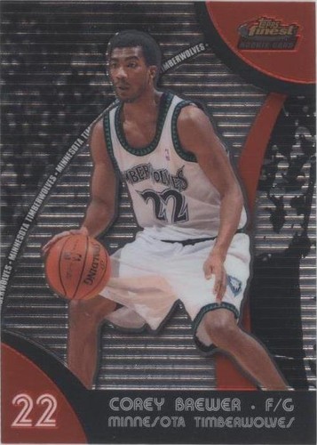 2007-08 Topps Finest - Corey Brewer #91
