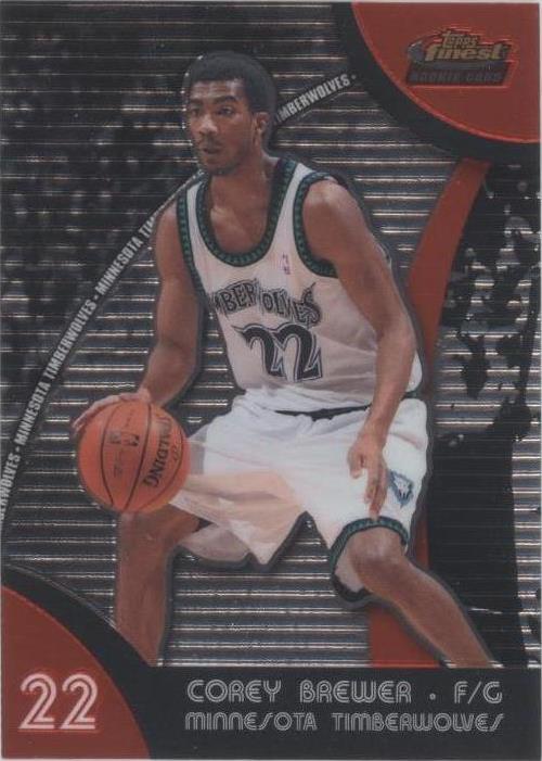 2007-08 Topps Finest - Corey Brewer #91