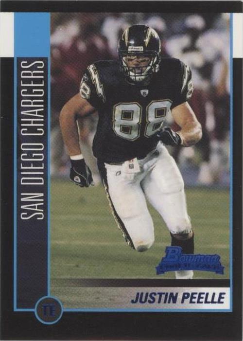 2002 Bowman Justin Peelle #206