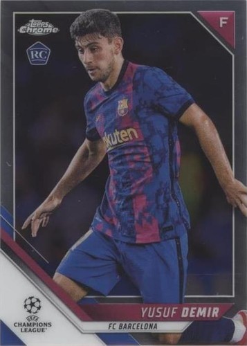 2021-22 Topps Chrome UCL Yusuf Demir #62
