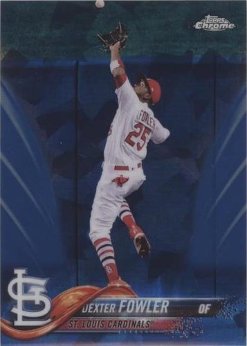 2018 Topps Chrome Sapphire Edition - Dexter Fowler #33