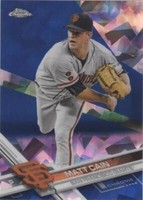2017 Topps Chrome Sapphire Edition - Matt Cain #693
