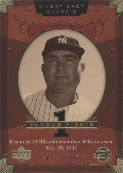 Upper Deck Sweet Spot Classic 2004 - Johnny Mize #121