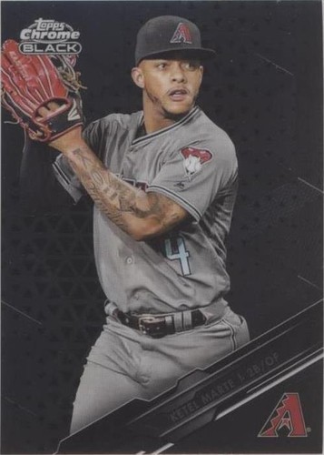 2020 Topps Chrome Black - Ketel Marte #4