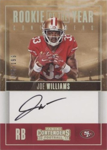 2017 Panini Contenders Joe Williams #RY-JO