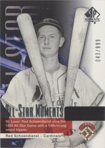 2004 SP Authentic - Red Schoendienst #139