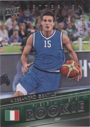 2014-15 Upper Deck Lettermen - Alessandro Gentile #56