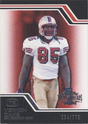 2008 Topps Triple Threads Vernon Davis #81