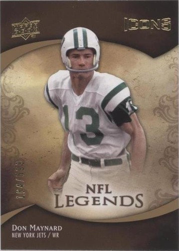 2009 Upper Deck Icons Don Maynard #190