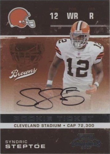 2007 Playoff Contenders Syndric Steptoe #225