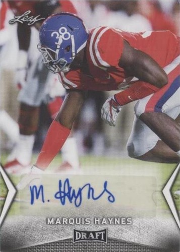 2018 Leaf Draft Marquis Haynes #BA-MH2