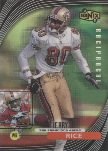 1999 UD Ionix Jerry Rice #R52