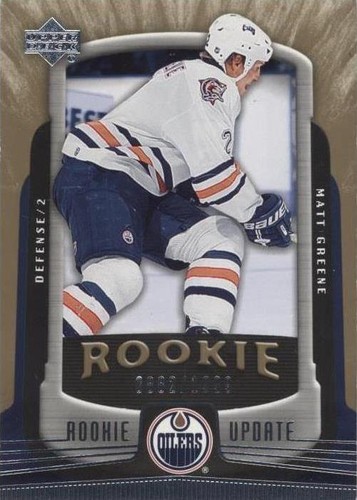 2005-06 Upper Deck Rookie Update - Matt Greene #132