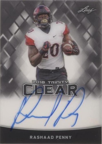 2018 Leaf Trinity Rashaad Penny #CA-RP1