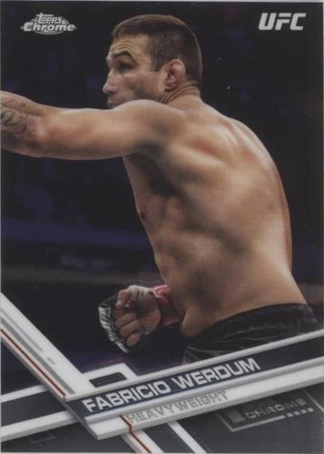 2017 Topps Chrome UFC - Fabricio Werdum #62