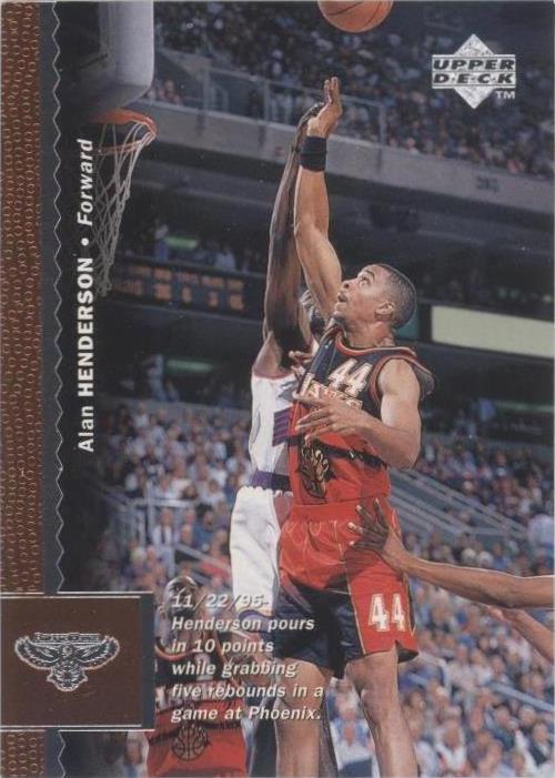 1996-97 cubierta superior - Alan Henderson #2