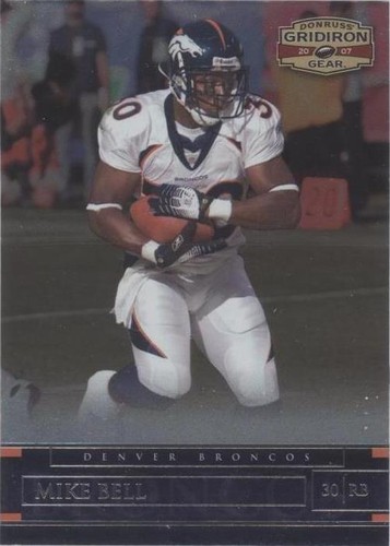 2007 Donruss Gridiron Gear Mike Bell #91