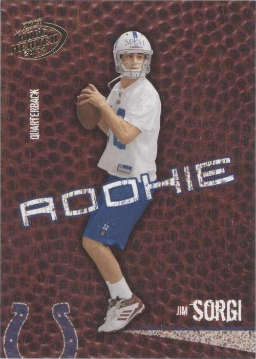 2004 Playoff Hogg Heaven Jim Sorgi #127