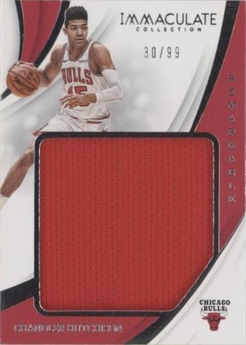 2018-19 Panini Immaculate Collection - Chandler Hutchison #RJ-CHS