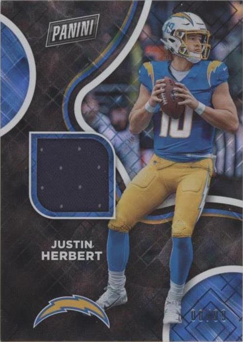 2020 Panini Player of the Day Justin Herbert #JH