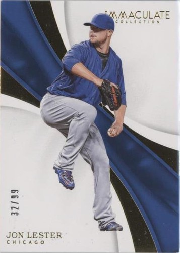 2017 Panini Immaculate Collection - Jon Lester #42