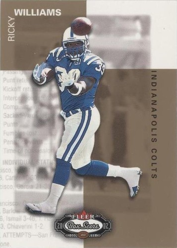2002 Fleer Box Score Ricky Williams #140