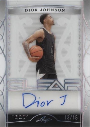 2022-23 Leaf Trinity - Dior Johnson #CA-DJ1
