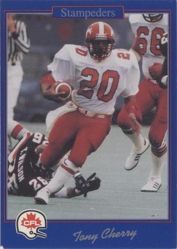 1991 Jogo CFL Tony Cherry #55