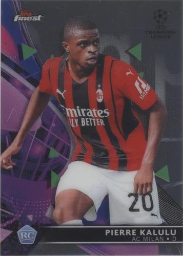 2021-22 Topps Finest UCL Pierre Kalulu #16