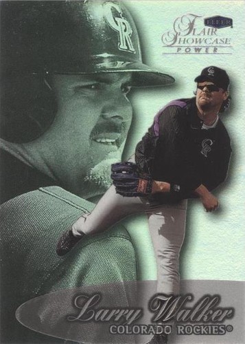 1999 Flair Showcase - Larry Walker #72