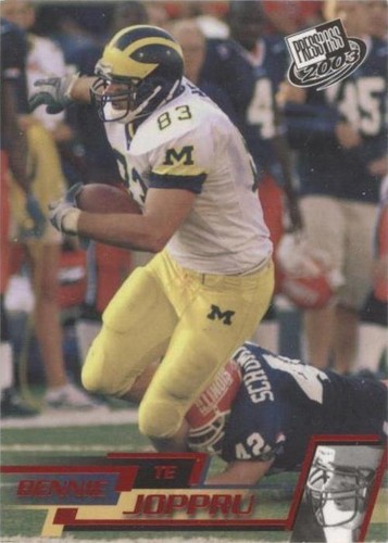 2003 Press Pass Bennie Joppru #T31