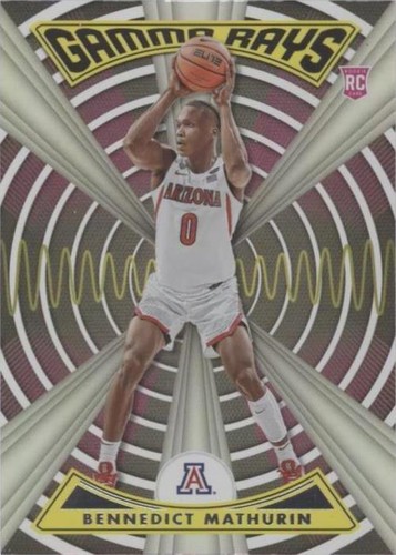 2022 Panini Chronicles Draft GAMMA RAYS HOLO Benedict Mathurin