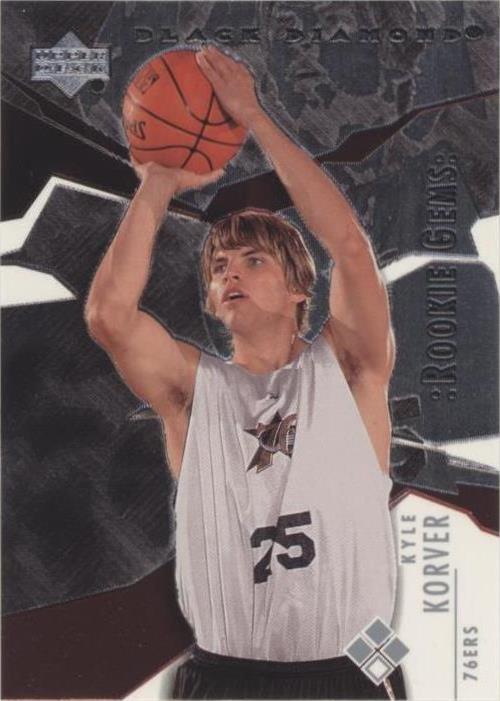 2003-04 cubierta superior Black Diamond - Kyle Korver #160