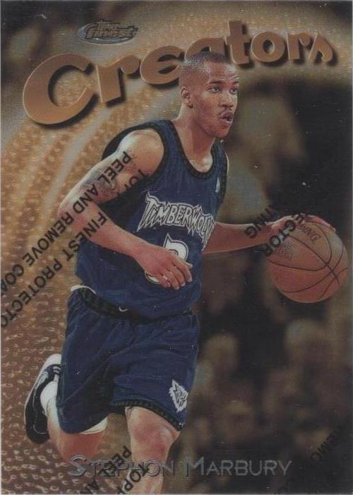 Topps Finest 1997-98 - Stephon Marbury #324