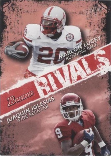 2009 Bowman Draft Picks Juaquin Iglesias Marlon Lucky #R9