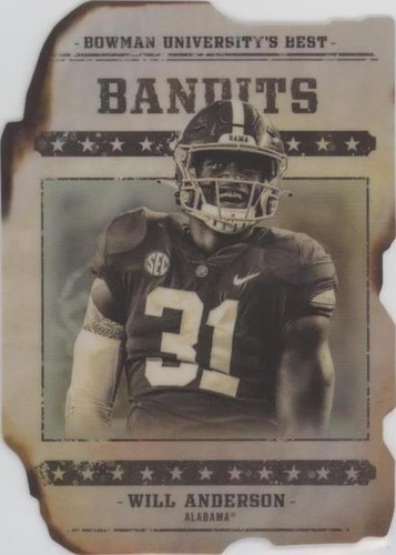 2022-23 Bowman's Best University Will Anderson #GB-4