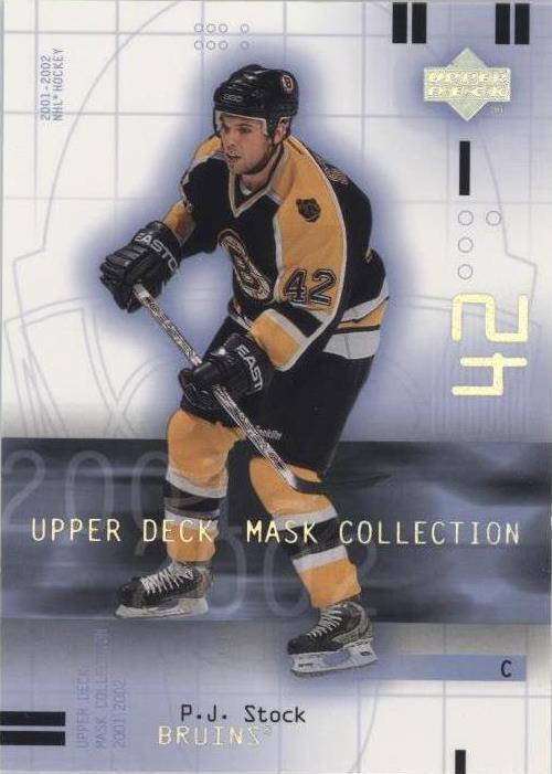 2001-02 Upper Deck Mask Collection - P.J. Stock #10
