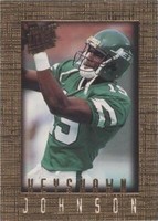 1996 Fleer Ultra Sensations Keyshawn Johnson #72