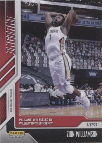2020-21 Panini Instant - Zion Williamson #47