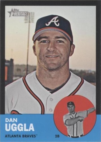 2012 Topps Heritage - Dan Uggla #HP27